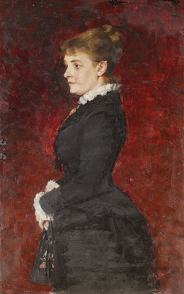 Portrait - Lady in Black Dress